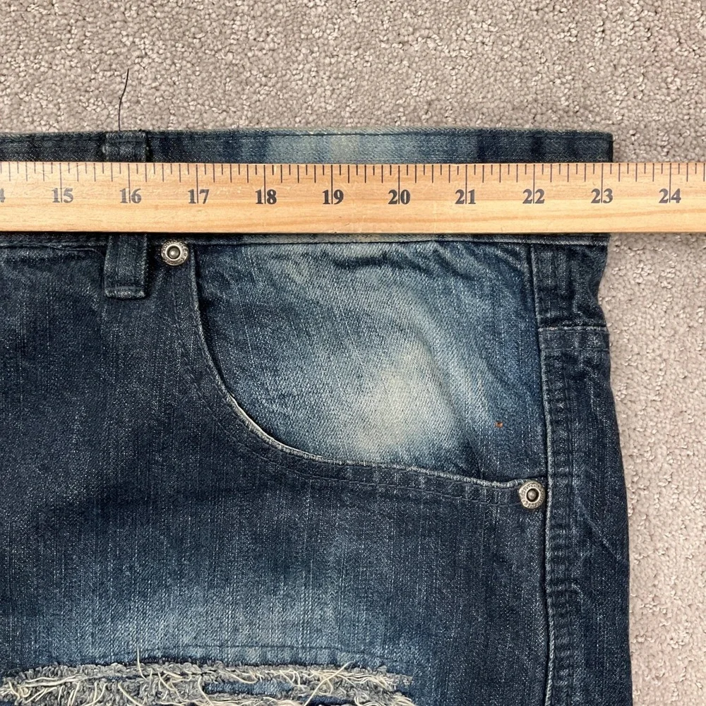 Southpole Jeans Mens 44 Blue Fade Distressed Shredded‎ Streetwear Y2K Denim